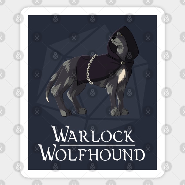 Warlock Wolfhound Sticker by Celestirus